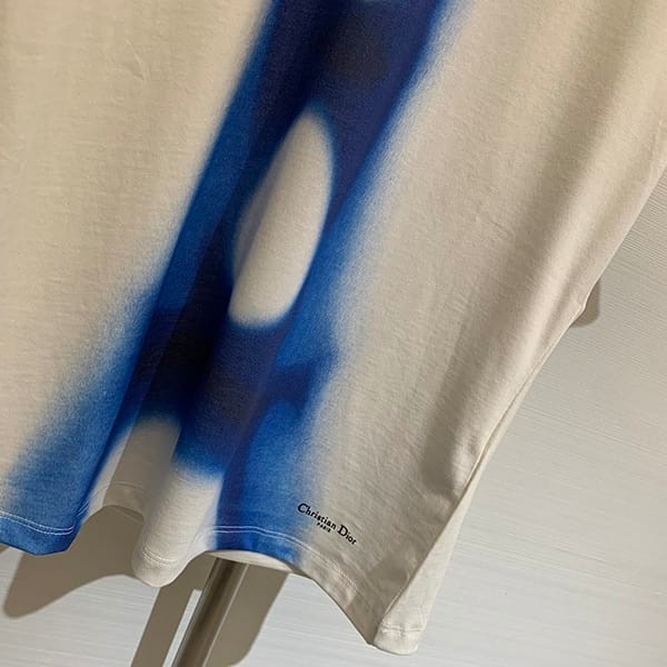 人気No1ディオール Eiffel Tower コットン リネン ジャージー Tシャツ 偽物 3色 def48513